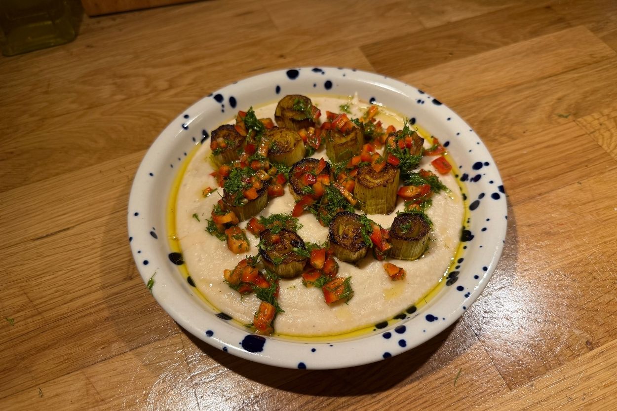 Fırında Pırasalı Fasulye Tabağı Tarifi