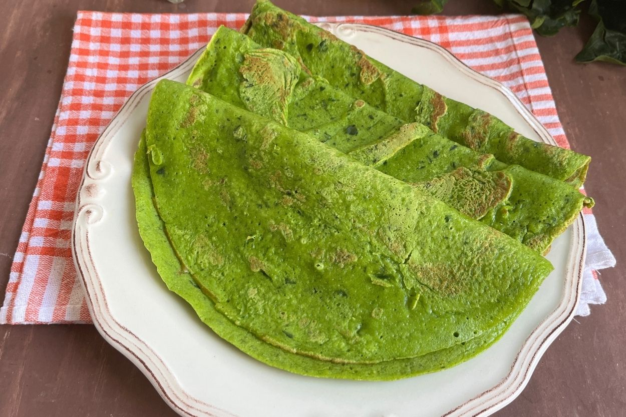Ispanaklı Krep Tarifi