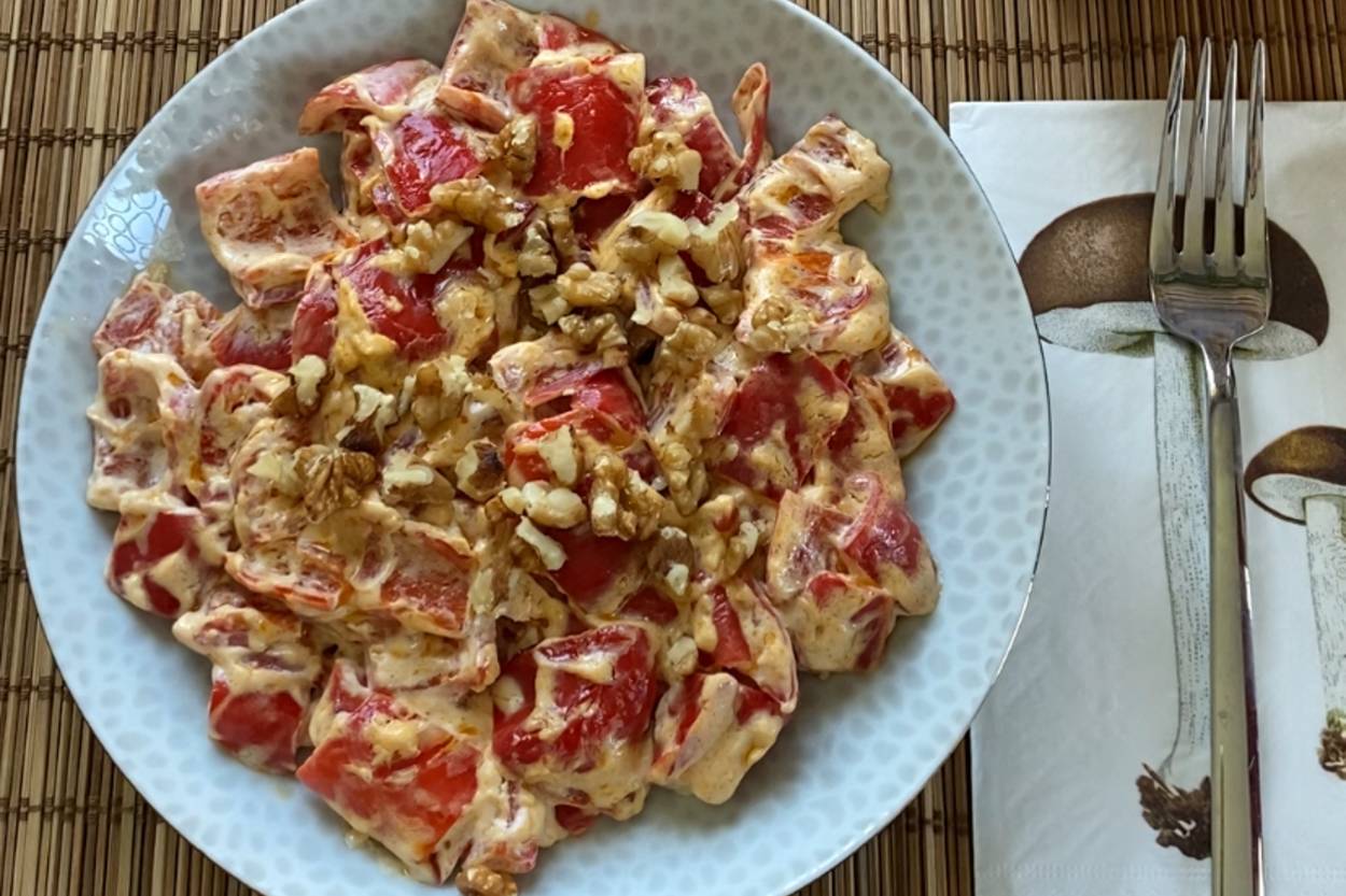 Labneli Kapya Biber Mezesi Tarifi