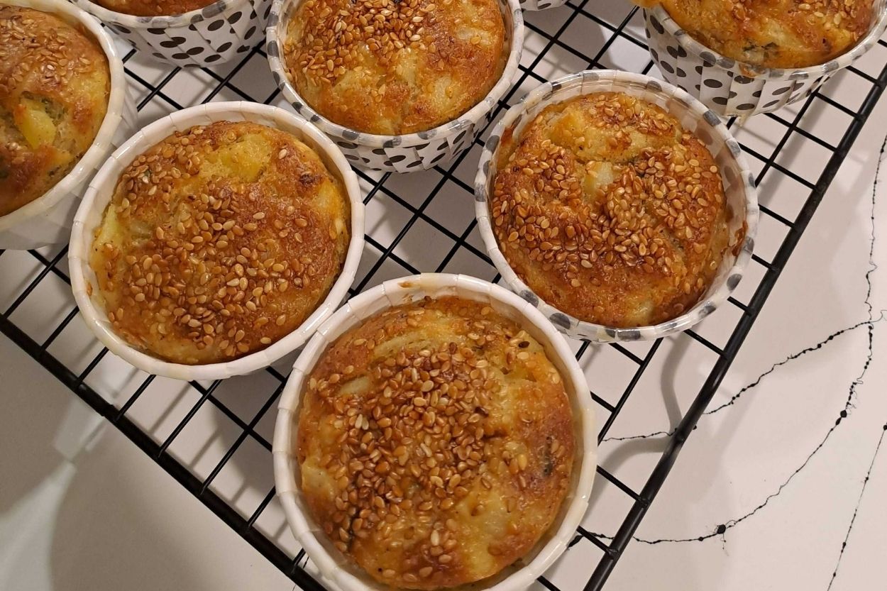 Patatesli Peynirli Muffin Tarifi