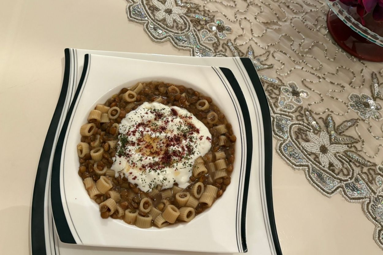 Yeşil Mercimekli Makarna Tarifi