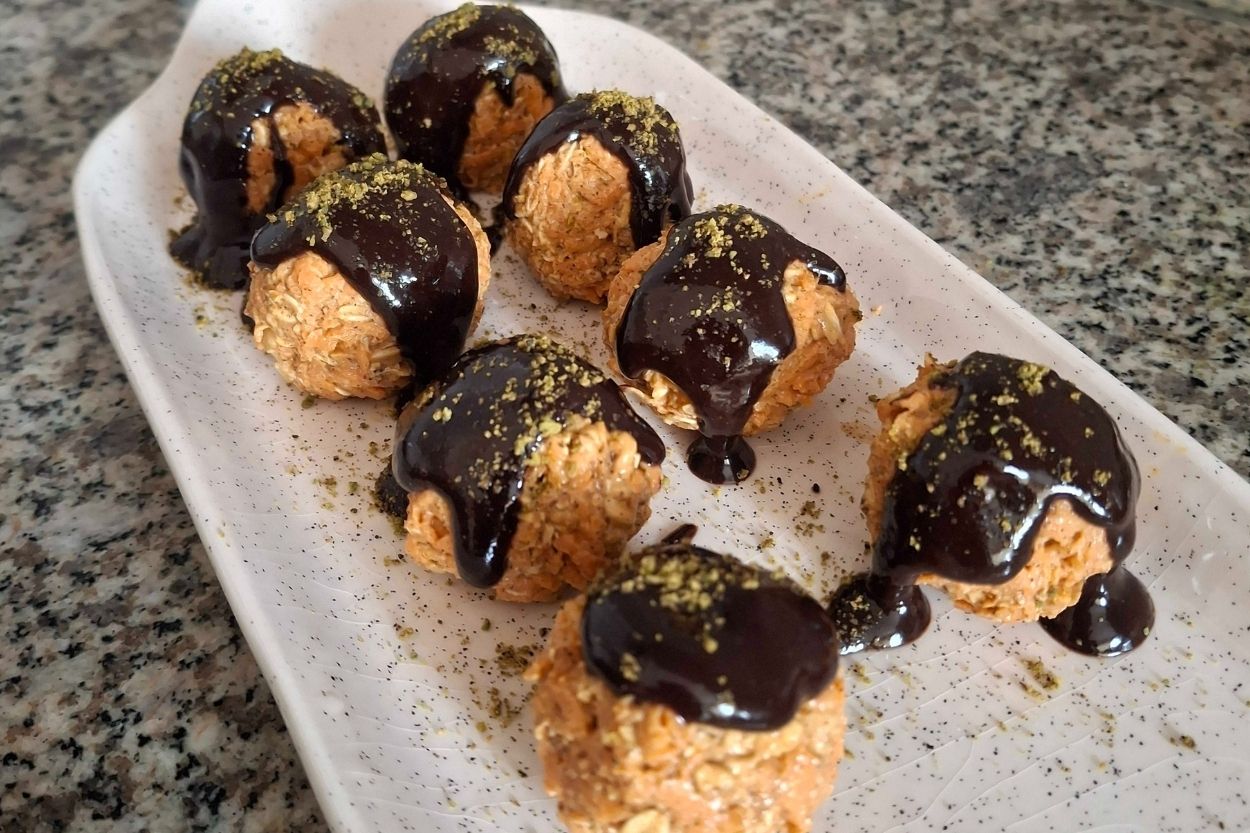 Fit Havuçlu Yulaf Topları Tarifi