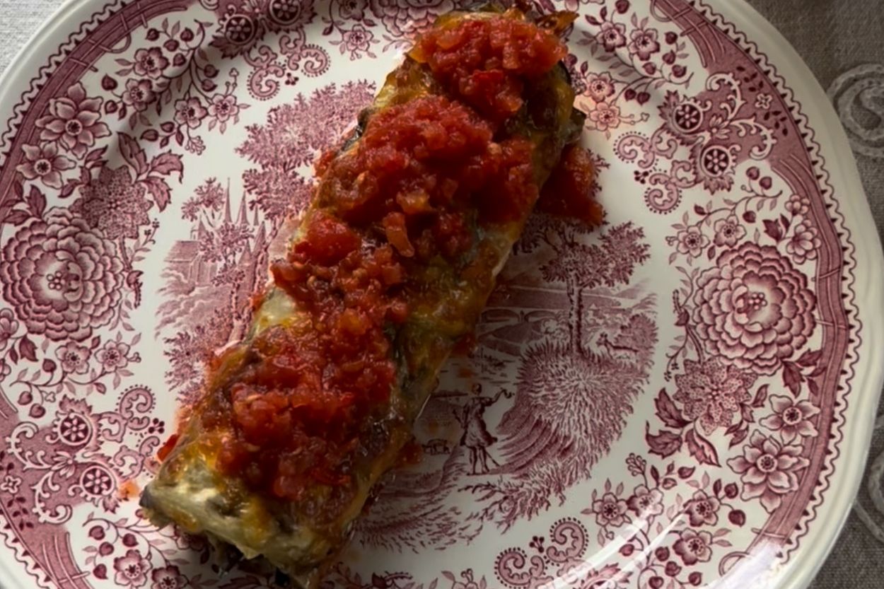 Labneli Patlıcan Rulo Tarifi