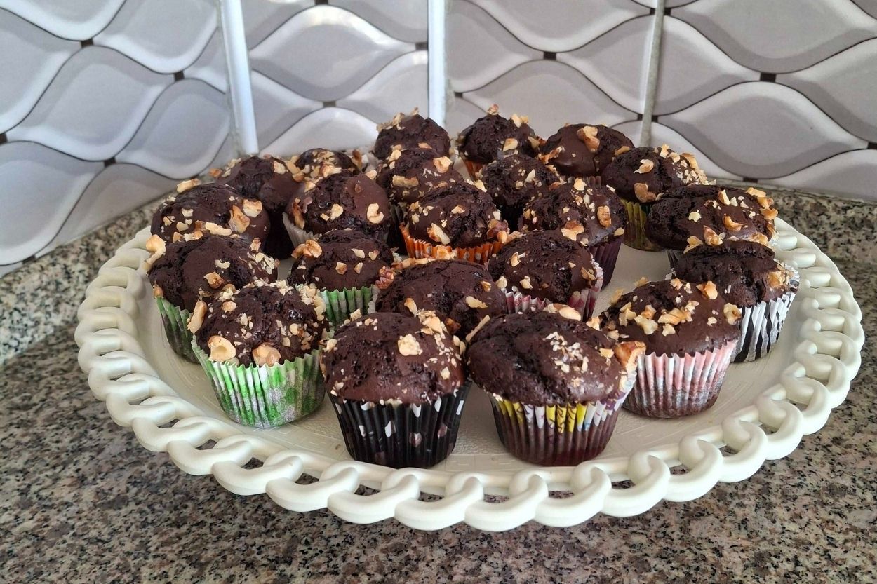 Tek Lokmalık Mini Çikolatalı Muffin Tarifi