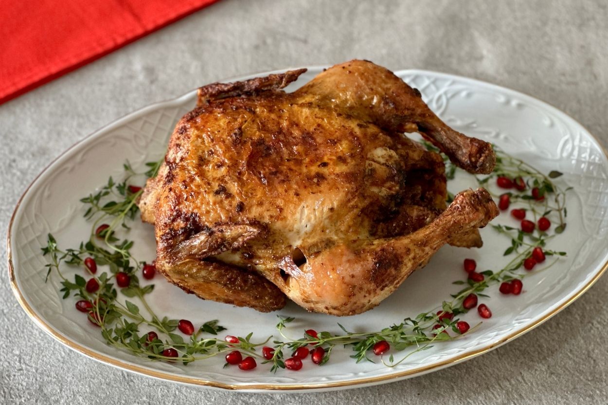 Airfryer'da Bütün Tavuk Tarifi