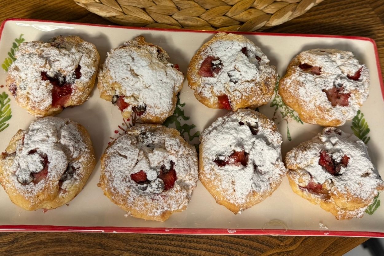 Çikolatalı Çilekli Kurabiye Tarifi