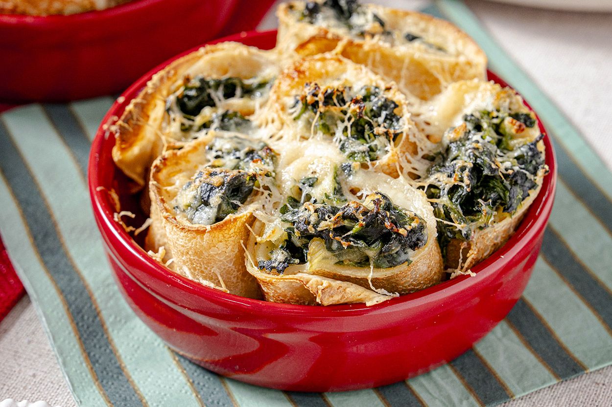 Ispanaklı Mini Rulo Krep Tarifi