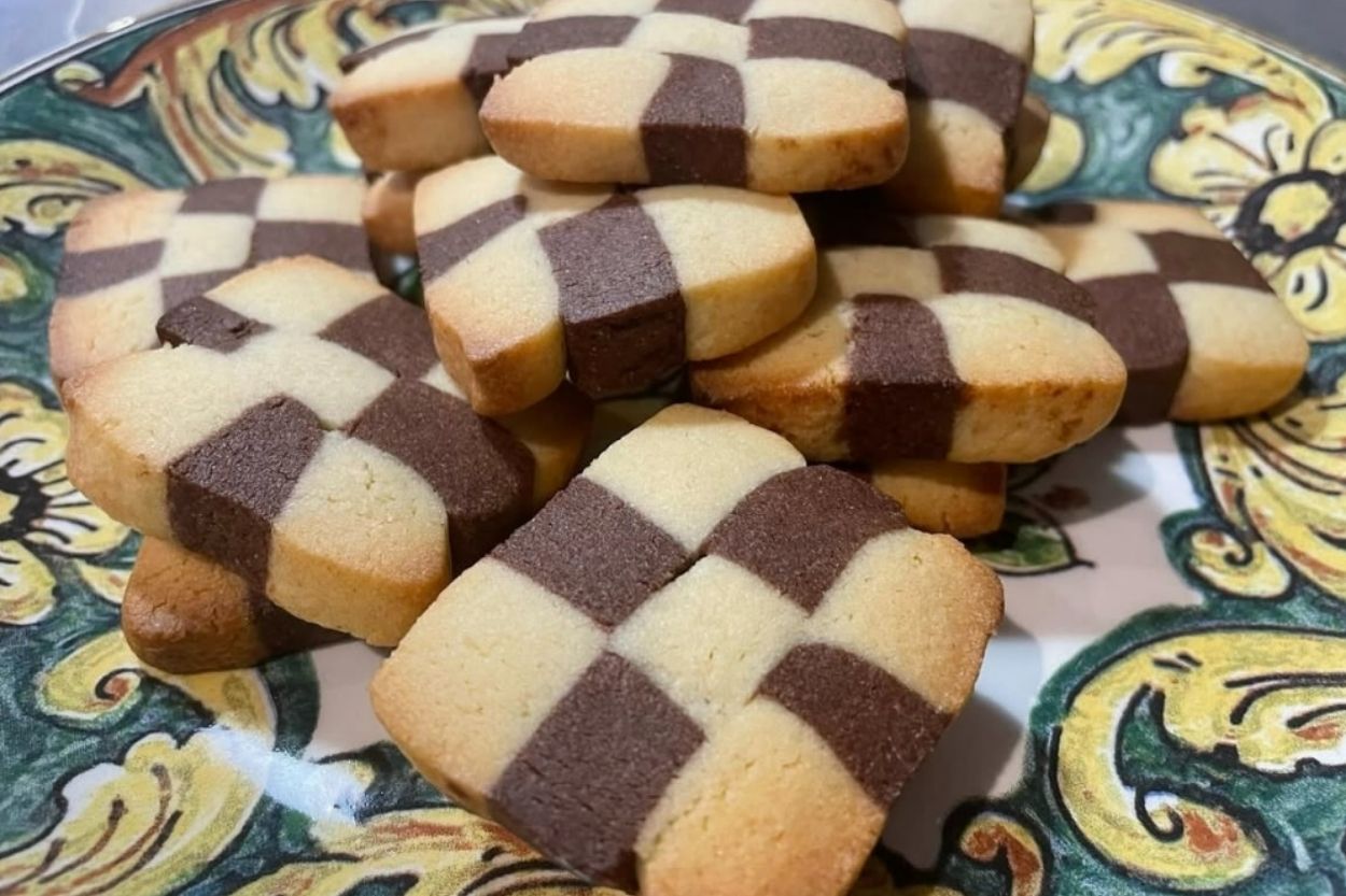 Pudra Şekerli Zebra Kurabiye Tarifi