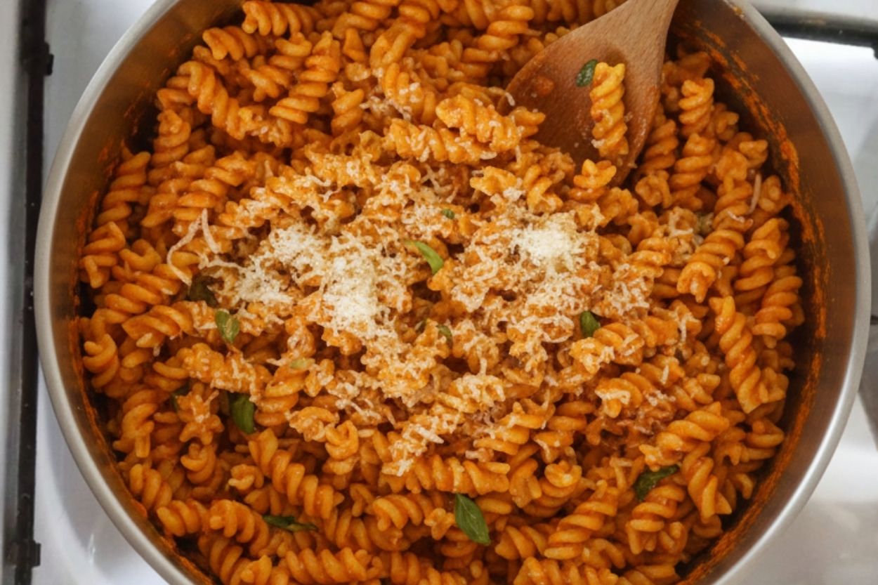 Kremalı Salçalı Ev Makarnası Tarifi