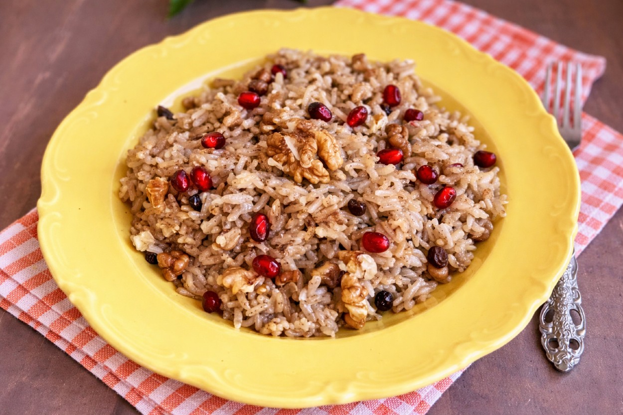 Cevizli Pilav Tarifi