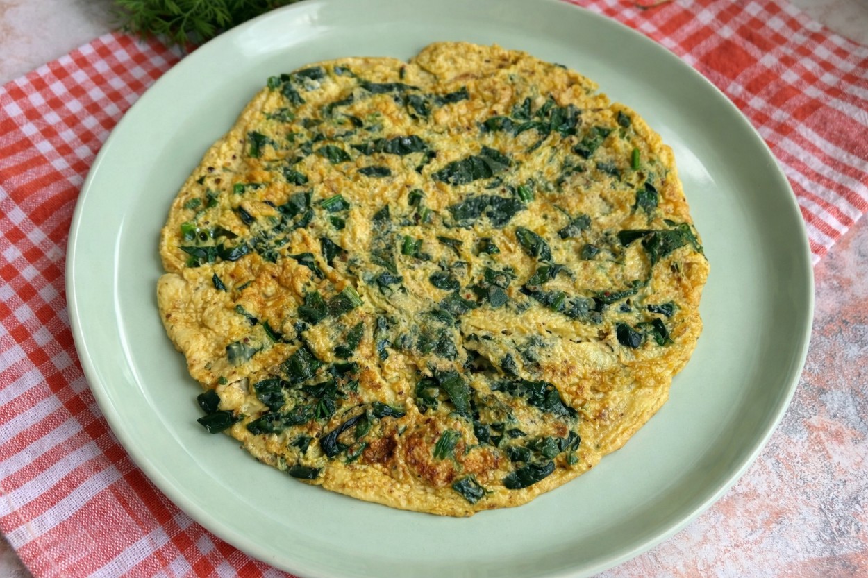 Ispanaklı Omlet Tarifi