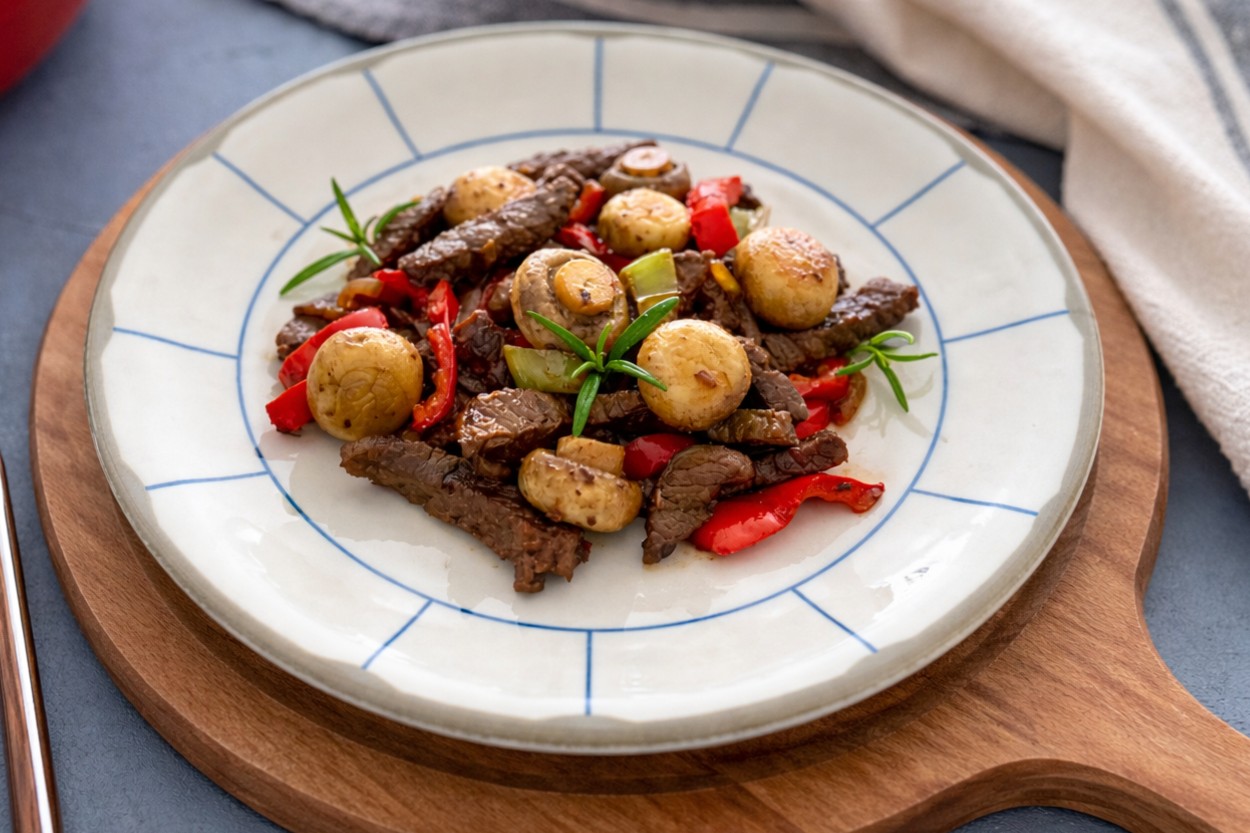 Mantarlı Et Sote Tarifi