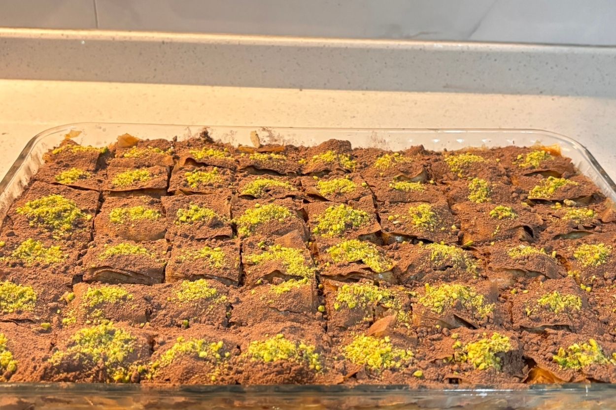 Çikolatalı Soğuk Baklava Tarifi