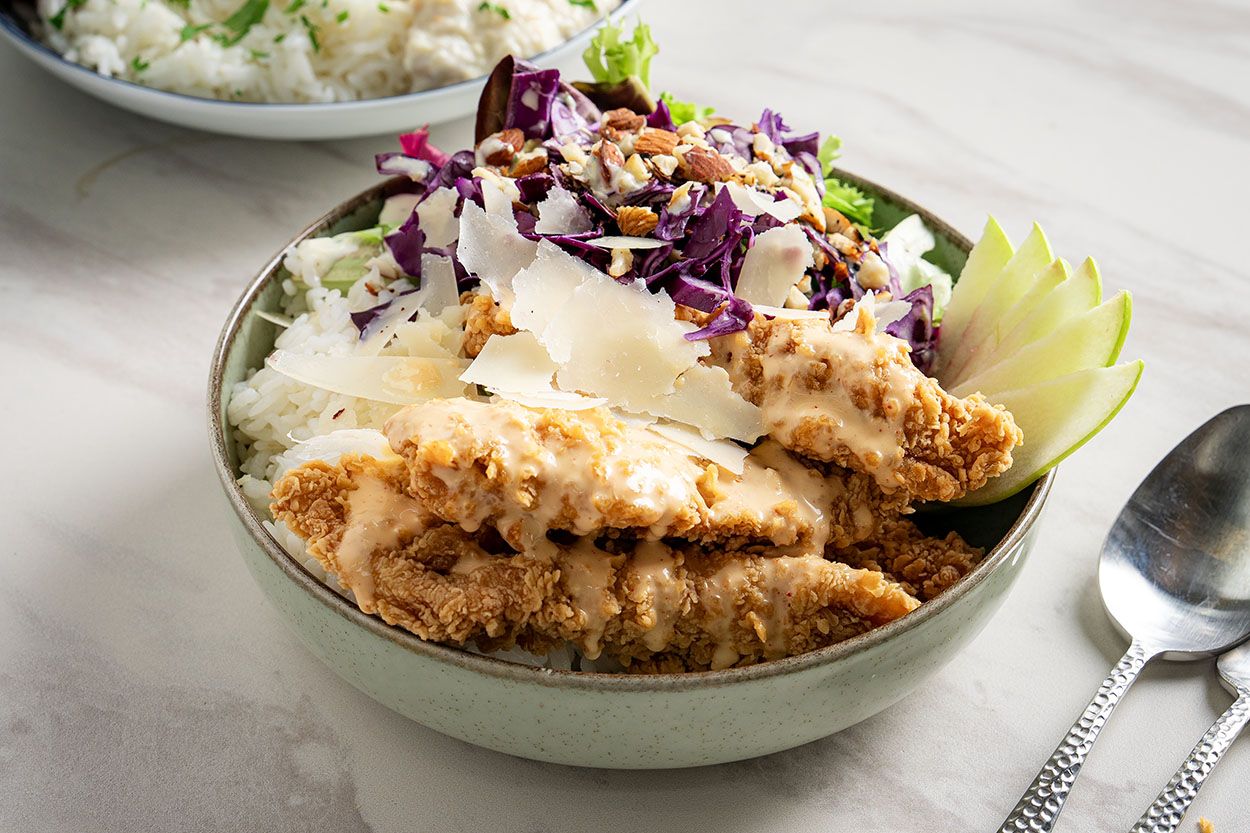 Ballı Hardallı Çıtır Tavuk Bowl Tarifi