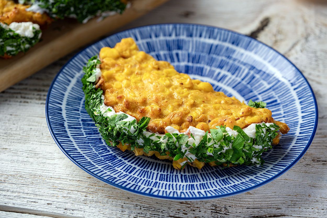 Peynir Dolgulu Mısır Taco Tarifi