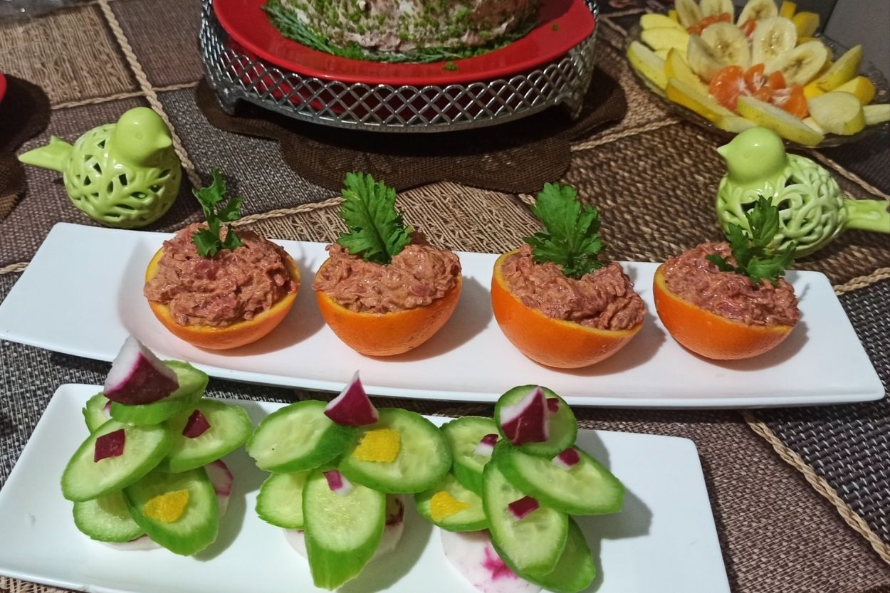 Portakal Çanağında Pancar Mezesi Tarifi