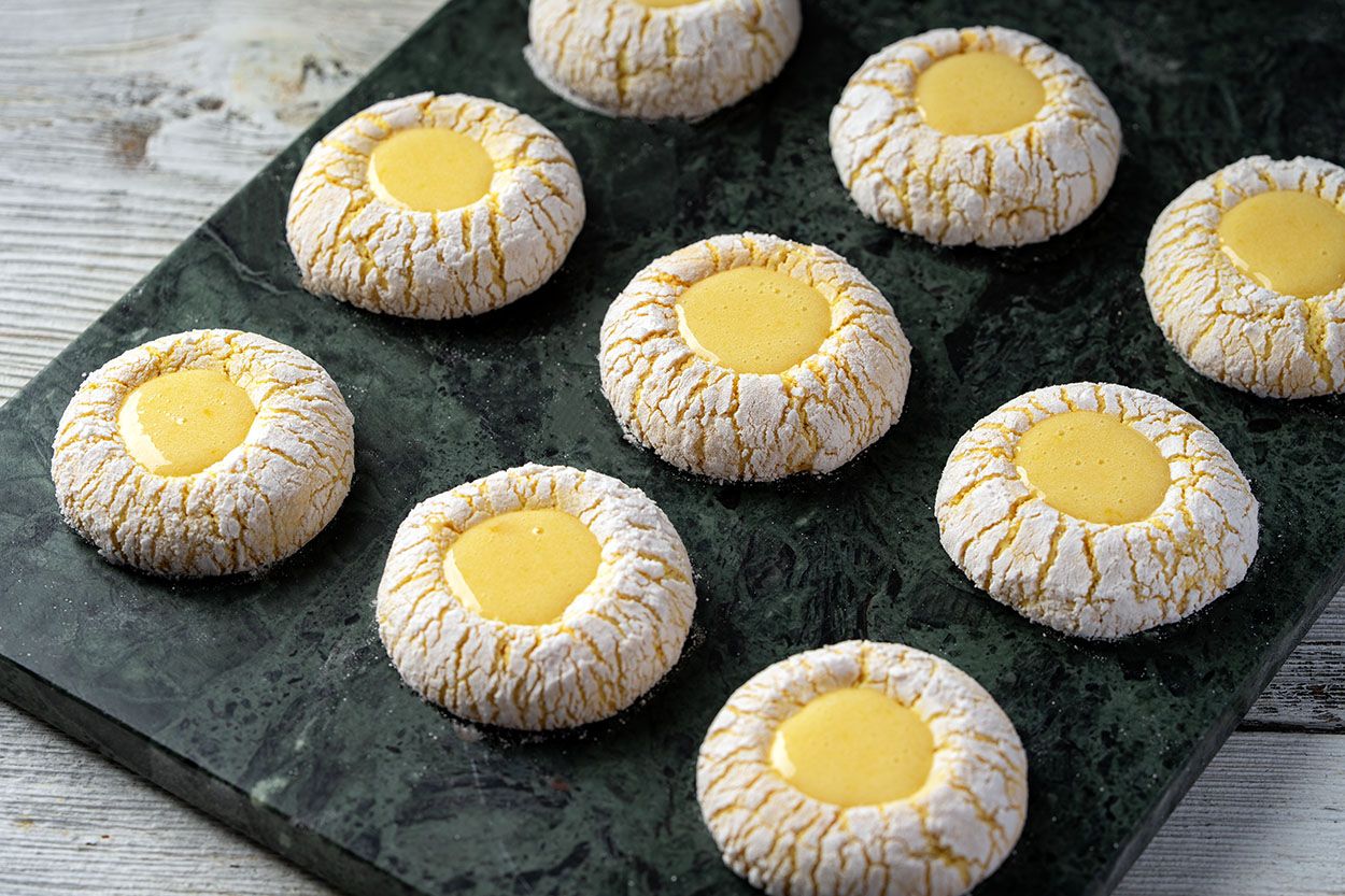 Limon Kremalı Çatlak Kurabiye Tarifi