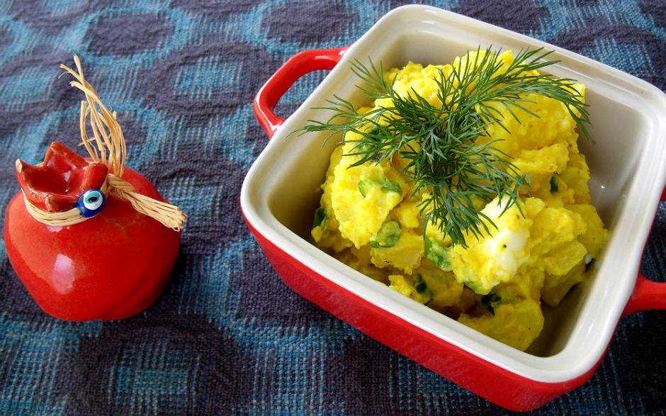 kremali patates salatasi