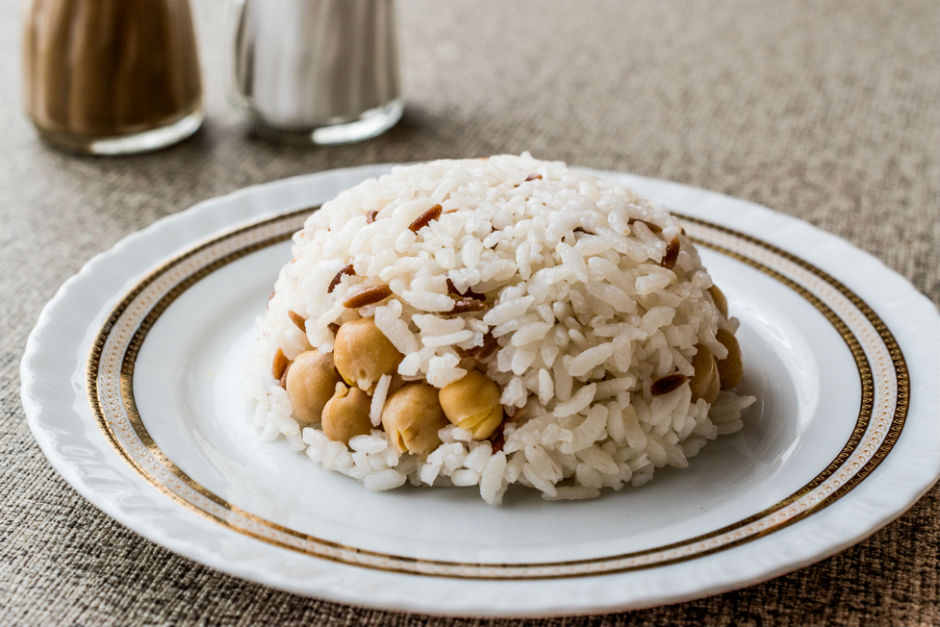 nohutlu pilav