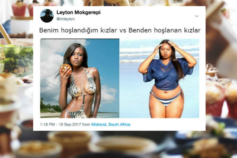buyuk beden modelin kendisiyle dalga