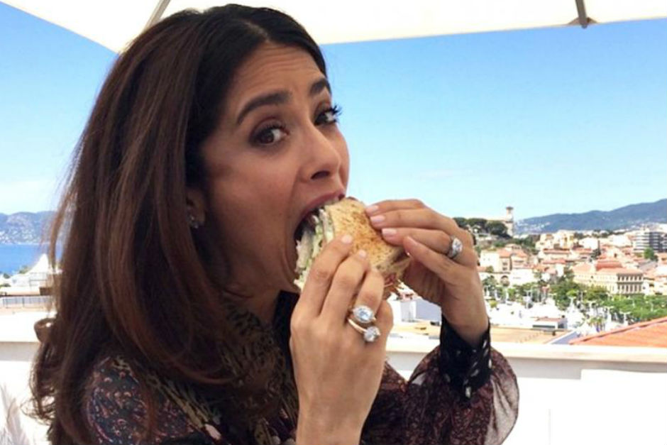 salma hayek in genclik ve beslenme
