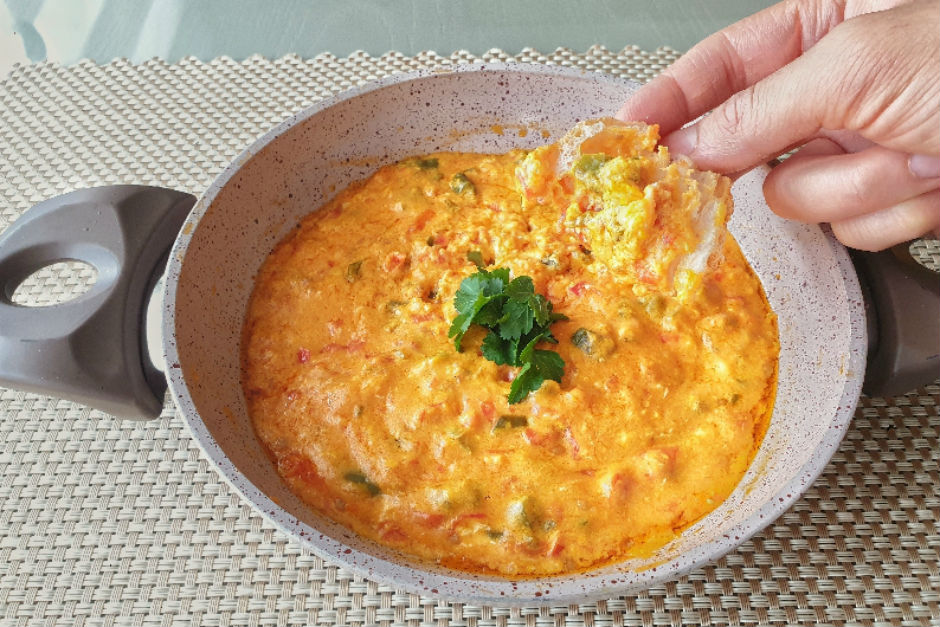 sogansiz menemen tarifi nasil yapilir yemek com
