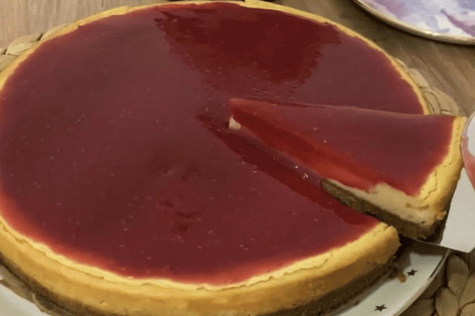 Frambuazlı Cheesecake recipe image 3