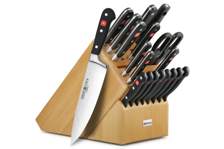 http://www.cutleryandmore.com/wusthof-classic/knife-block-set-stamped-steak-knives-p132383 | cutleryandmore
