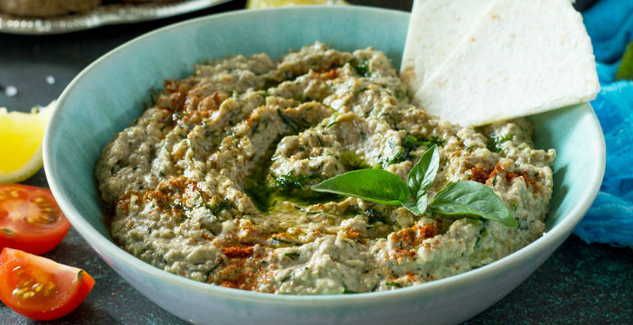Köz Patlıcanlı Humus