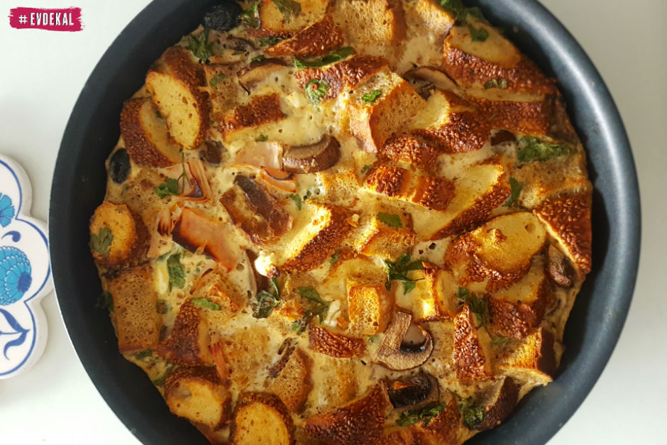 Doyuran Simitli Omlet Tarifi