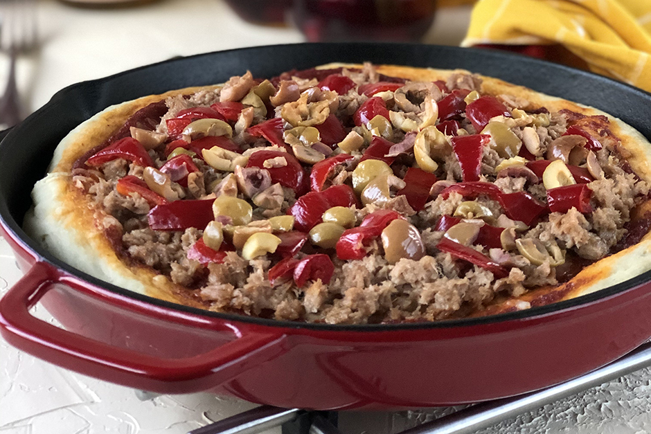 Ton Balıklı Pizza Tarifi