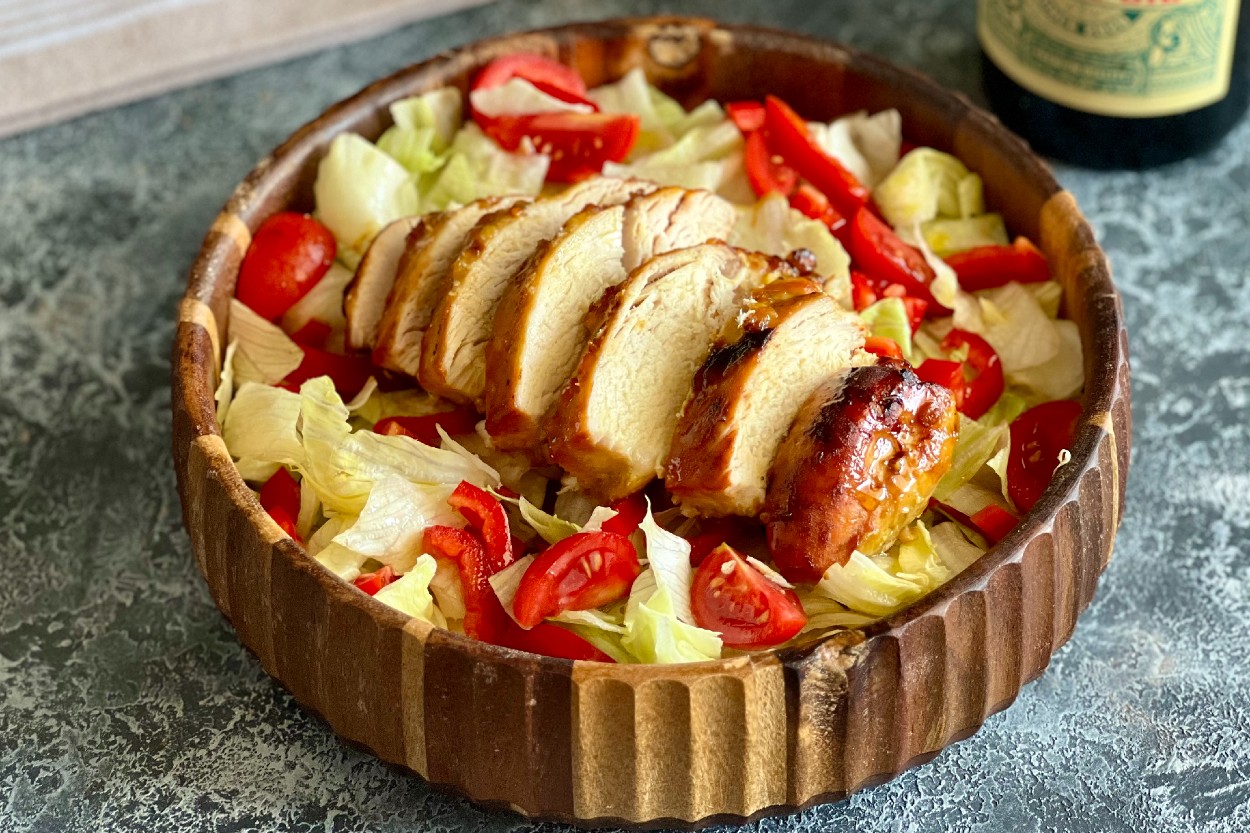 Ballı Hardallı Tavuk Salatası Tarifi