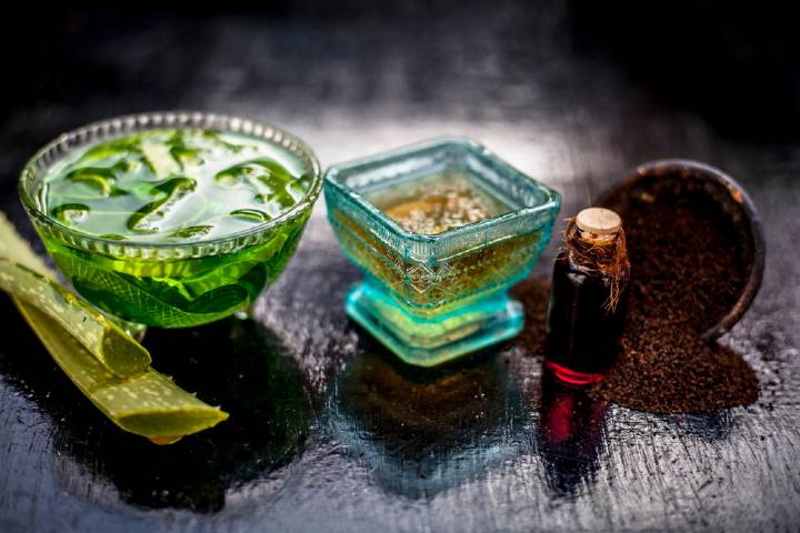 Yeşil Çay ve Aloe Vera Maskesi