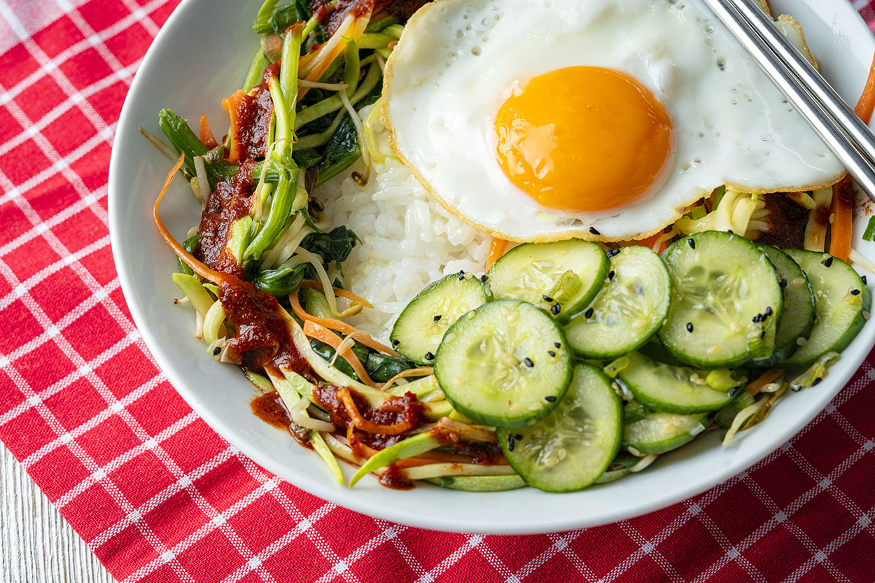 Sebzeli Bibimbap Tarifi
