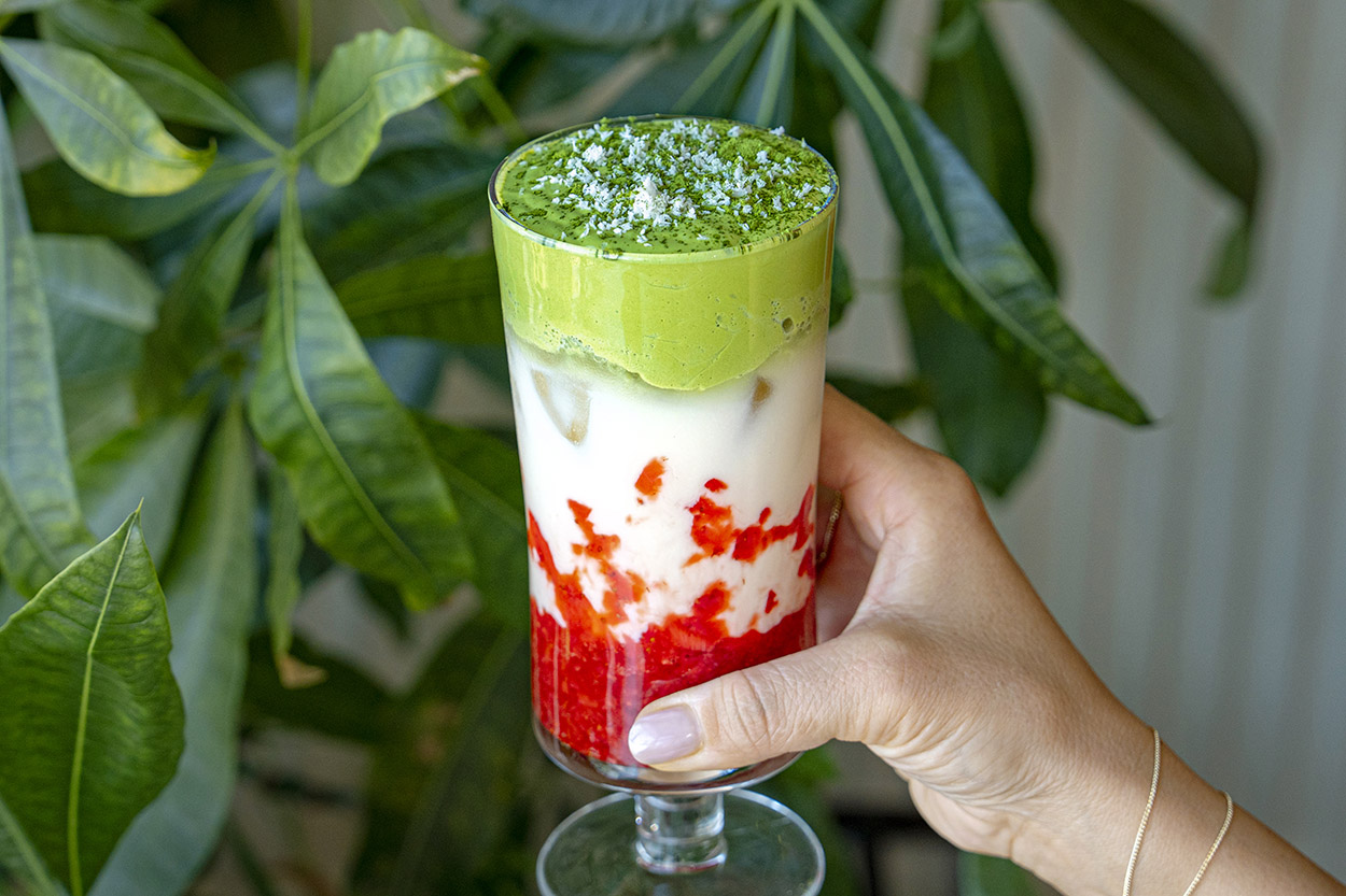 Çilekli Matcha Latte Tarifi