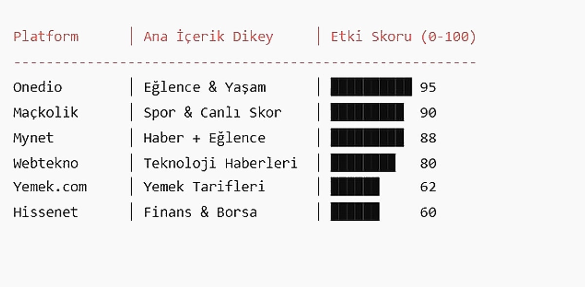 Mediazone Etki Skoru