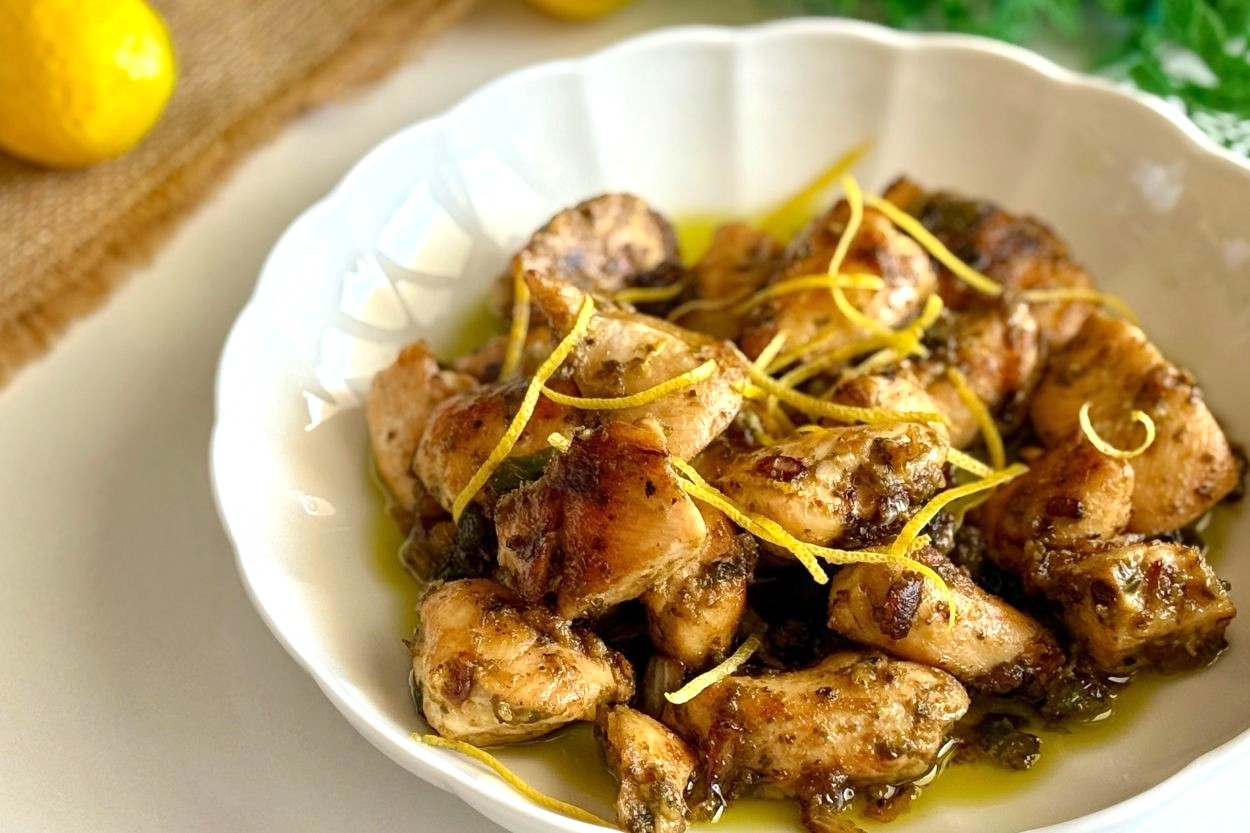 Pesto Soslu Tavuk Tarifi