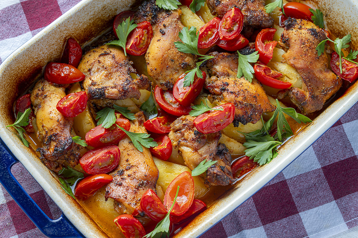 Fırında Limonlu Tavuk Patates Tarifi