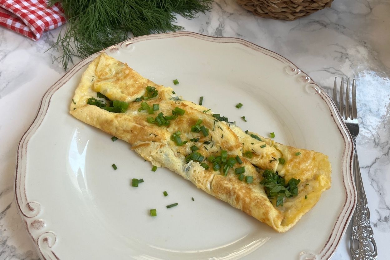 Otlu Fransız Omleti Tarifi