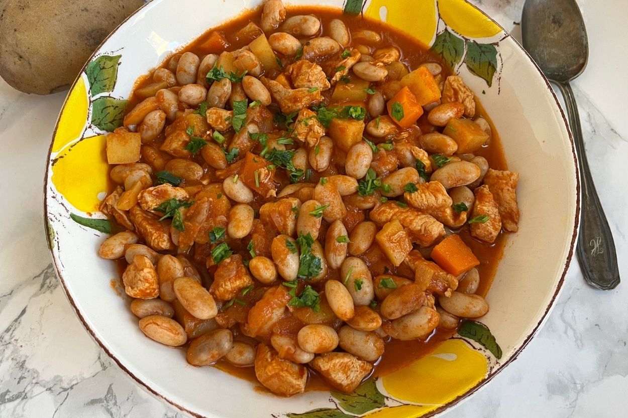 Tavuklu Barbunya Tarifi