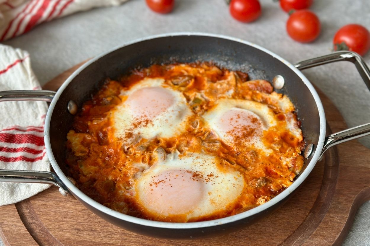 Mantarlı Menemen Tarifi