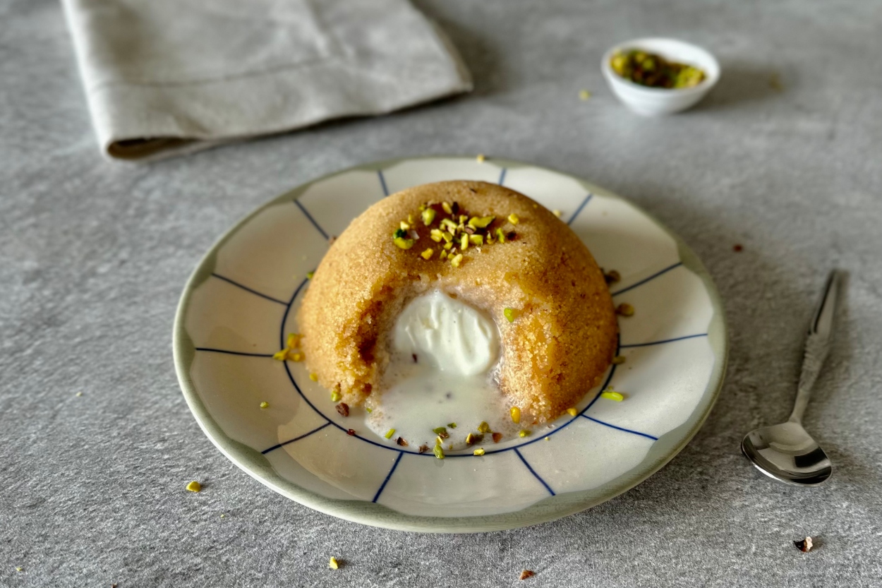 2 Kişilik Dondurmalı İrmik Helvası Tarifi