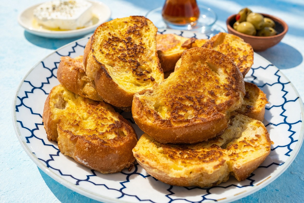 Anne Usulü Yumurtalı Ekmek Tarifi