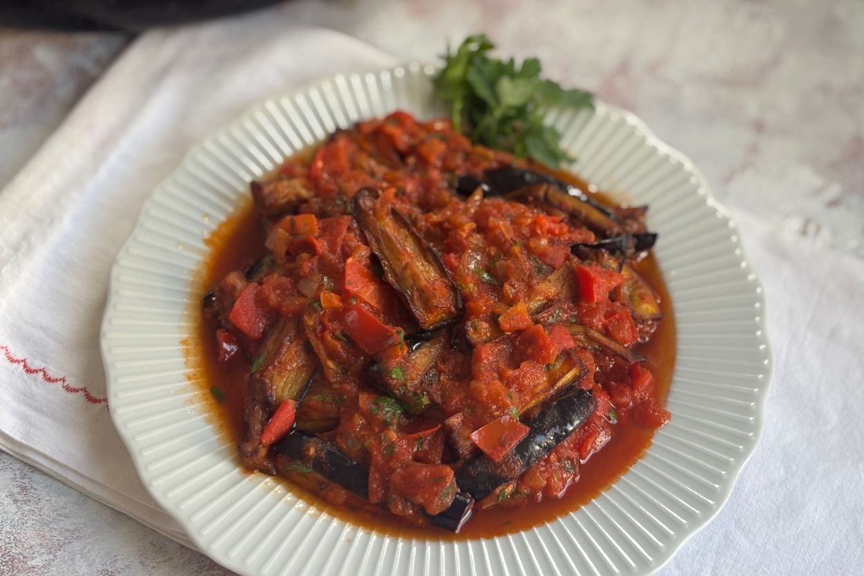 Domatesli Patlıcan Kızartması Tarifi