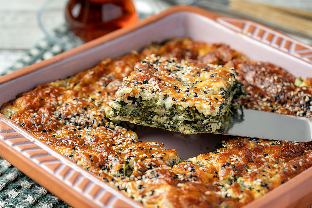 Glutensiz Ispanaklı Börek Tarifi