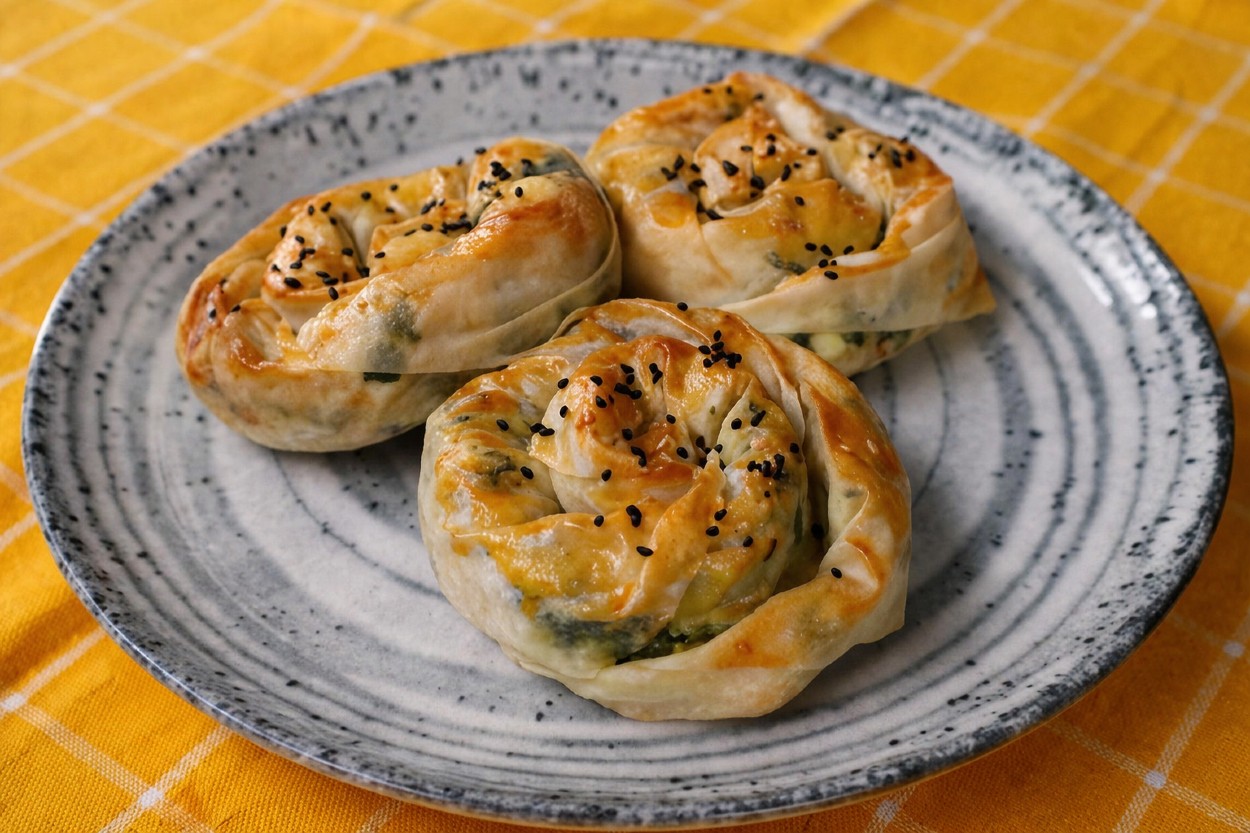 Ispanaklı Gül Böreği Tarifi