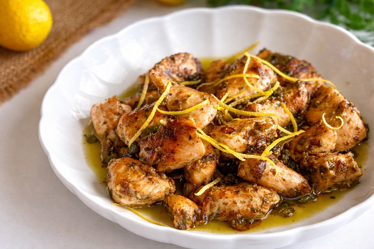 Pesto Soslu Tavuk Tarifi