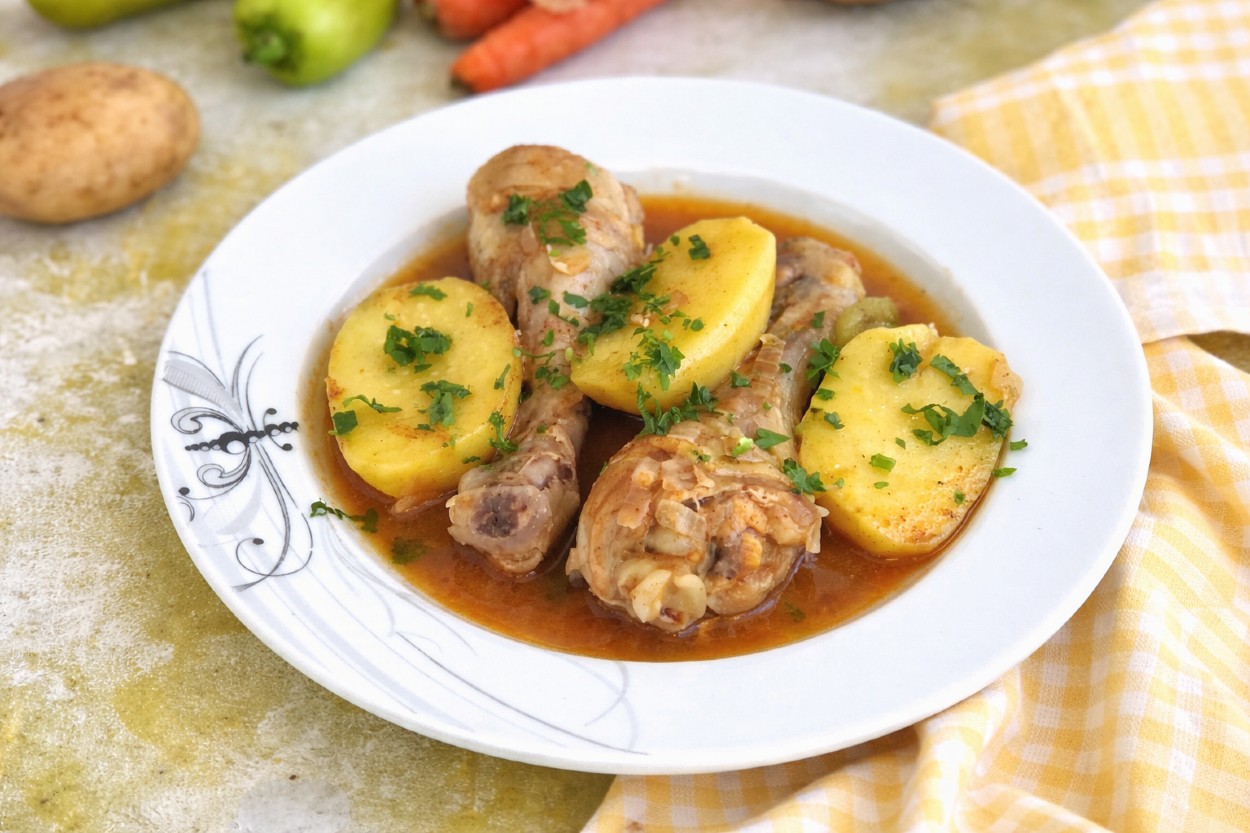 Sulu Tavuk Yemeği Tarifi