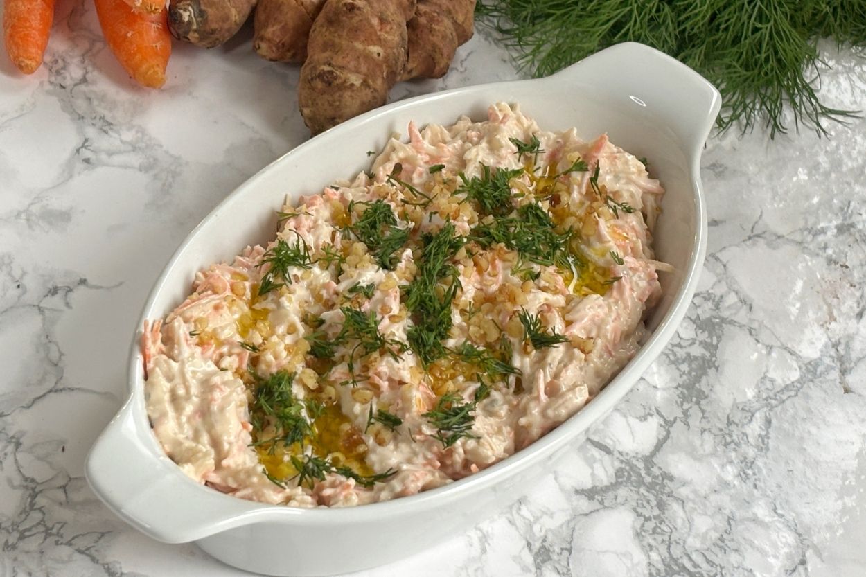 Yoğurtlu Yer Elması Salatası Tarifi