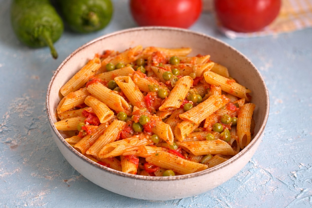 Bezelyeli Makarna Tarifi